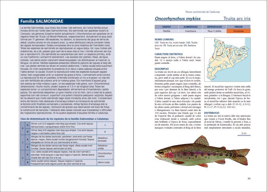 Peixos continentals de Catalunya sample page